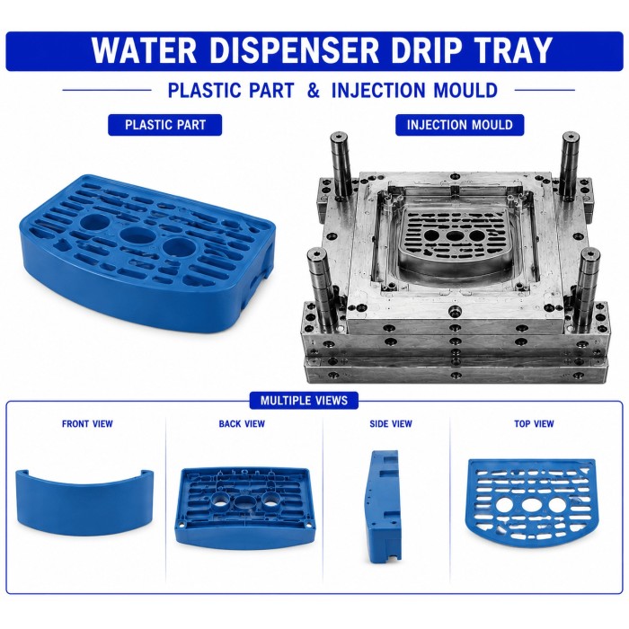 Water Dispenser Plastic Drip Tray