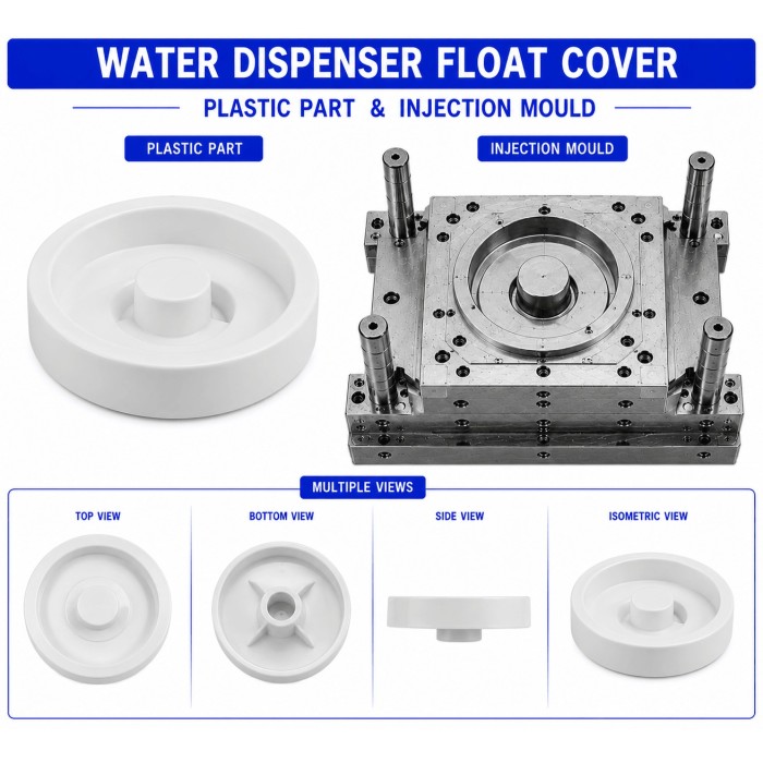 Water Dispenser Plastic Float Cover