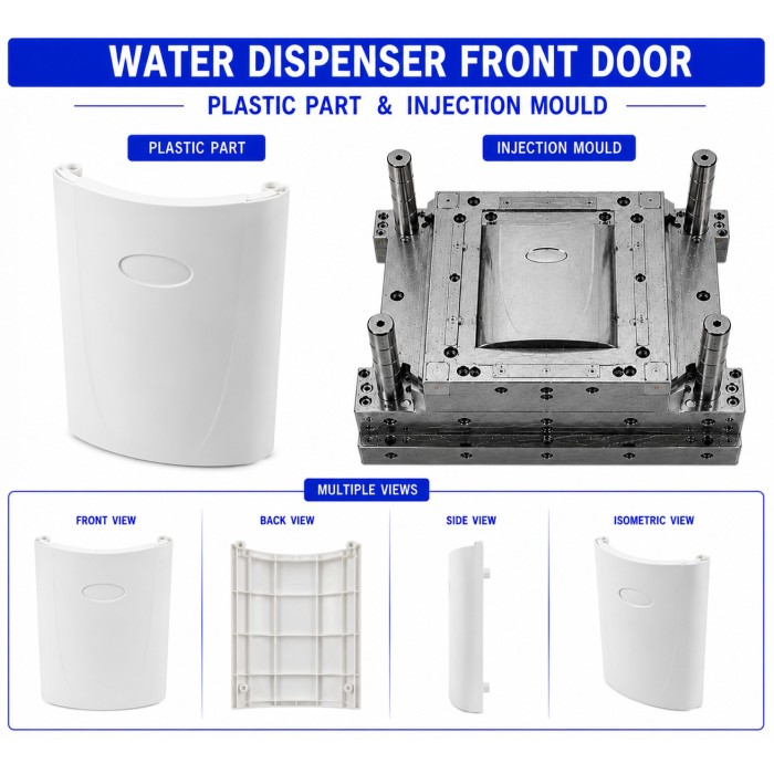 Water Dispenser Plastic Front Panel 