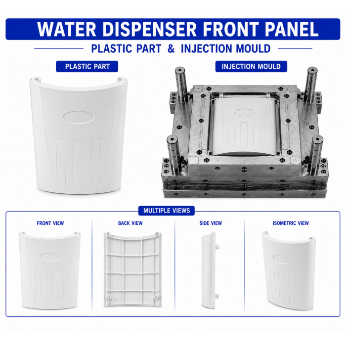 Water Dispenser Plastic Front Panel 