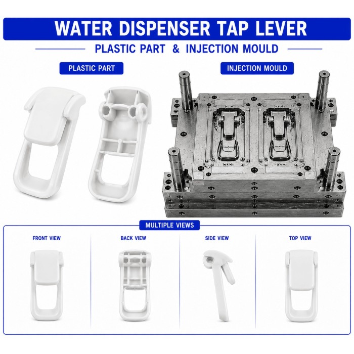 Water Dispenser Plastic Tap Lever