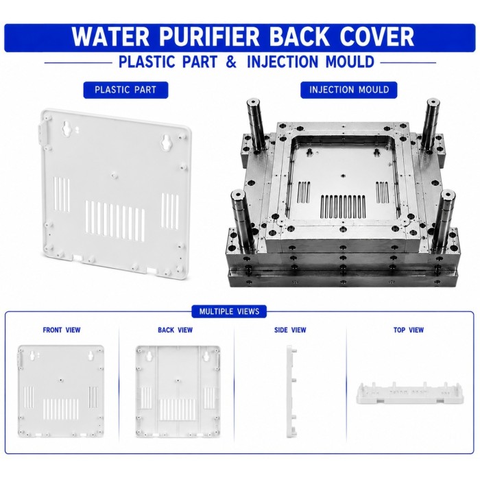 Water Purifier Plastic Back Cover