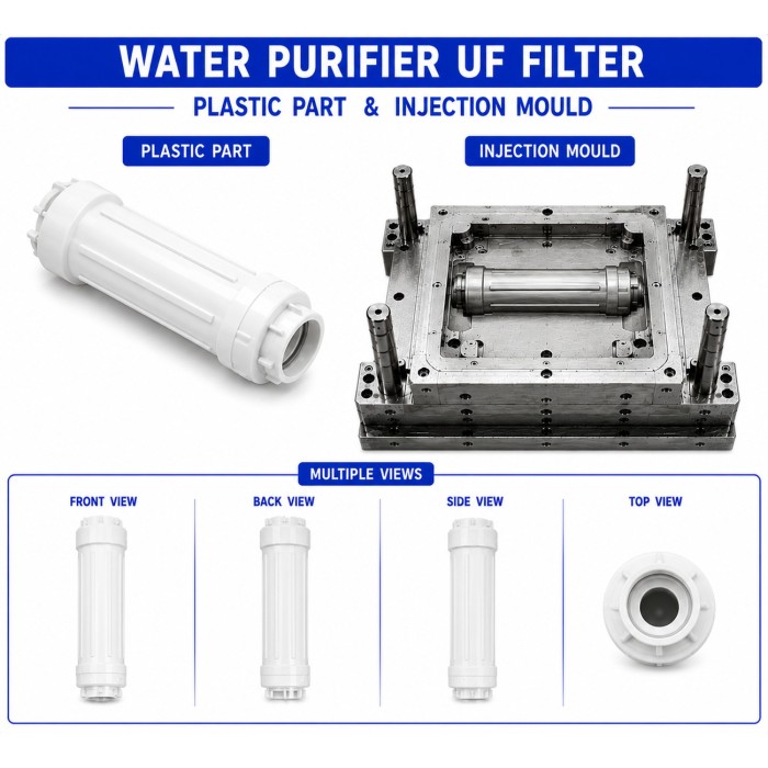 Water Purifier Plastic UF Filter