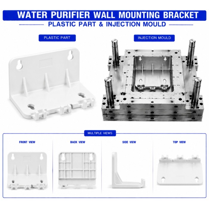 Water Purifier Plastic Wall Mounting Bracket