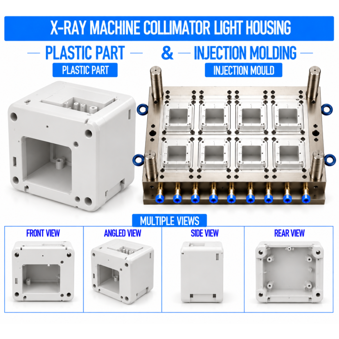 X-Ray Machine Plastic Collimator Light Housing Mould and Moulding Service