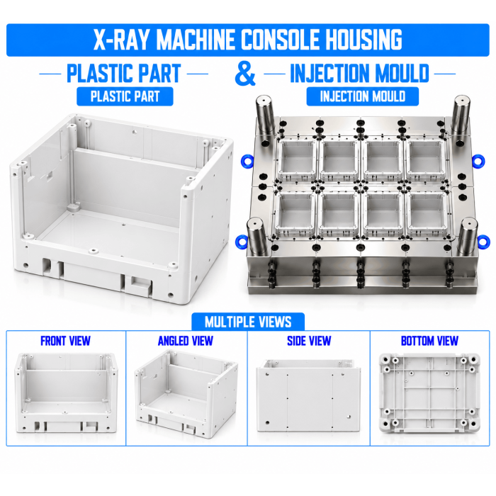 X-Ray Machine Plastic Console Housing Mould and Moulding Service