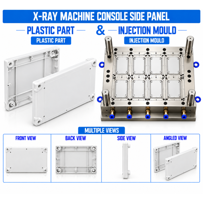 X-Ray Machine Plastic Console Side Panel Mould and Moulding Service