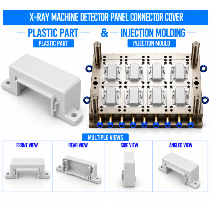 X-Ray Machine Plastic Detector Panel Connector Cover Mould and Moulding Service