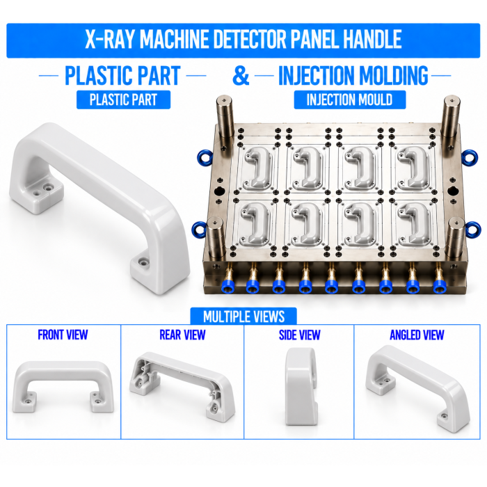 X-Ray Machine Plastic Detector Panel Handle Mould and Moulding Service