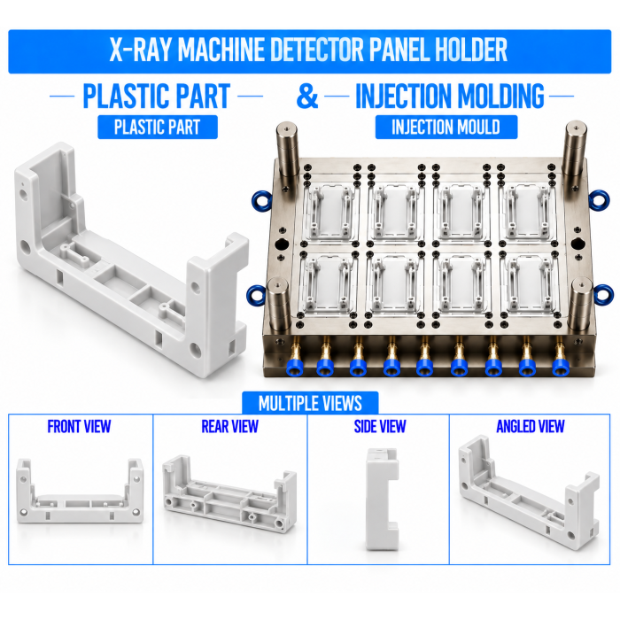 X-Ray Machine Plastic Detector Panel Holder Mould and Moulding Service