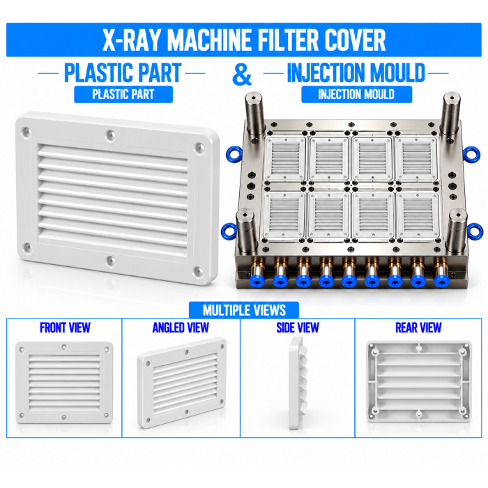 X-Ray Machine Plastic Filter Cover Mould and Moulding Service
