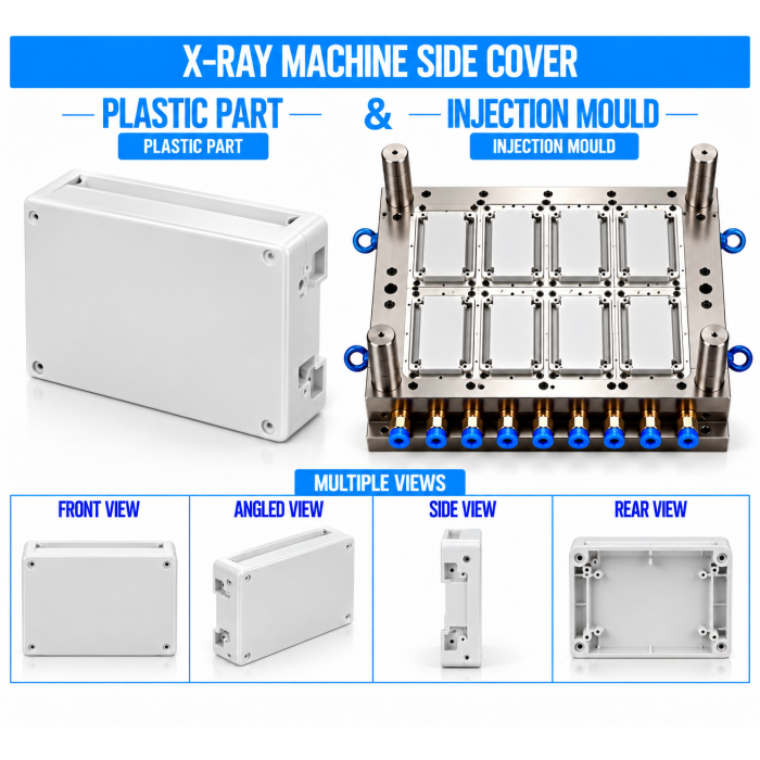 X-Ray Machine Plastic Side Cover Mould and Moulding Service