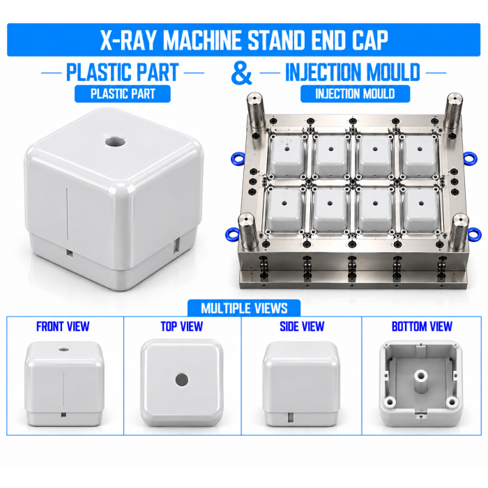 X-Ray Machine Plastic Stand End Cap Mould and Moulding Service