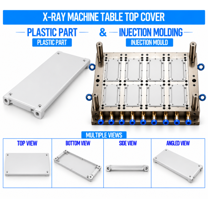 X-Ray Machine Plastic Table Top Cover Mould and Moulding Service