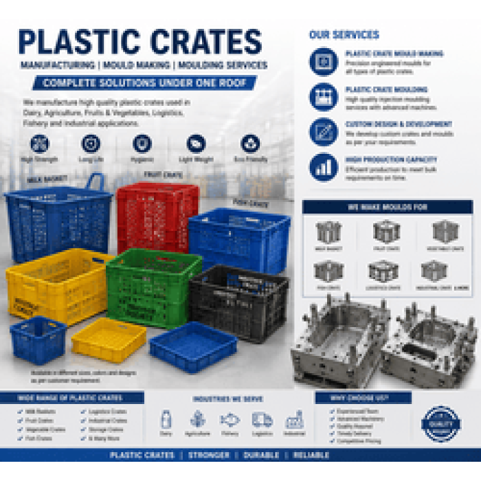 Industrial Plastic Crates and Moulds
