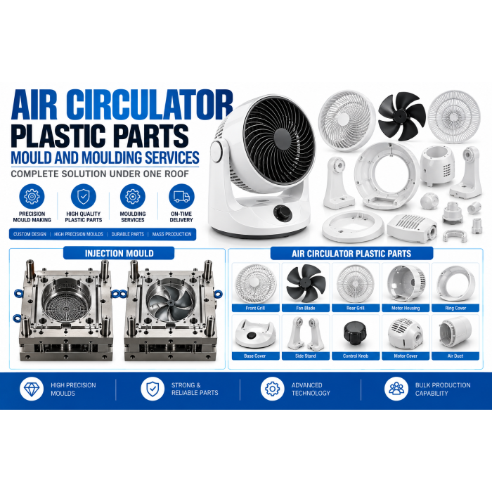 Air Circulator Plastic Parts Mould and Moulding Services