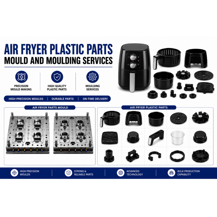 Air Fryer Plastic Parts Mould and Moulding Services