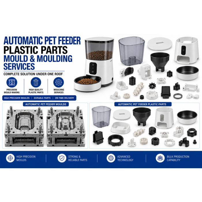 Automatic Pet Feeder Plastic Parts Mould and Moulding Services
