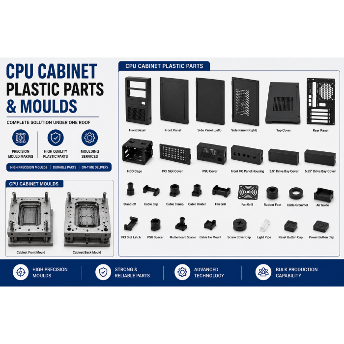 CPU Plastic Parts and Moulds