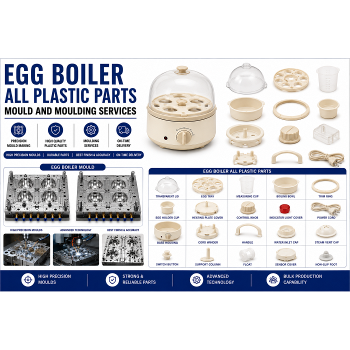 Egg Boiler Plastic Parts Mould and Moulding Services
