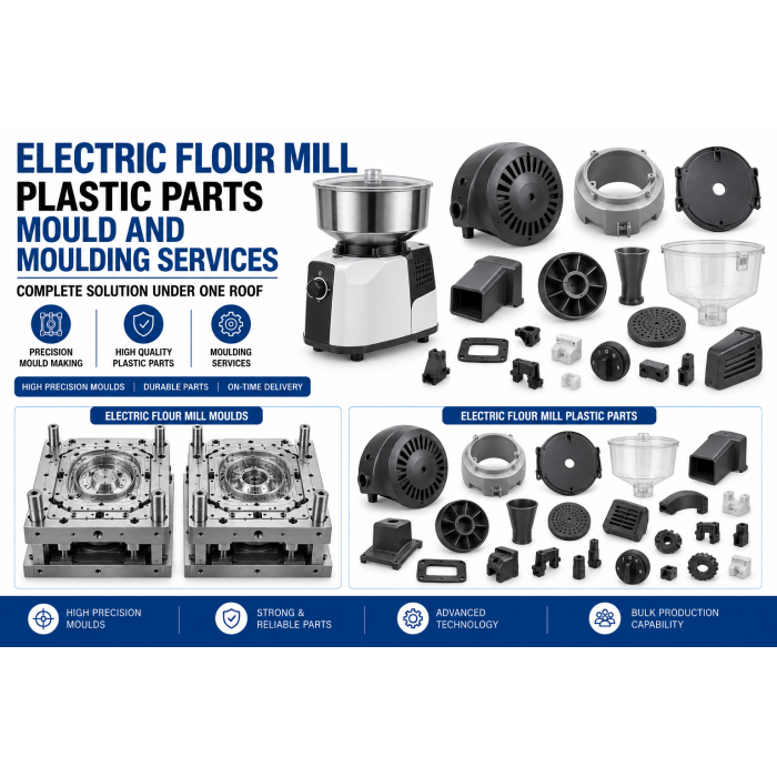 Electric Flour Mill Plastic Parts Mould and Moulding Services