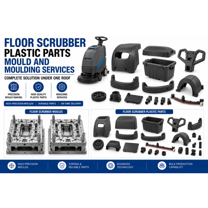 Floor Scrubber Plastic Parts Mould and Moulding Services