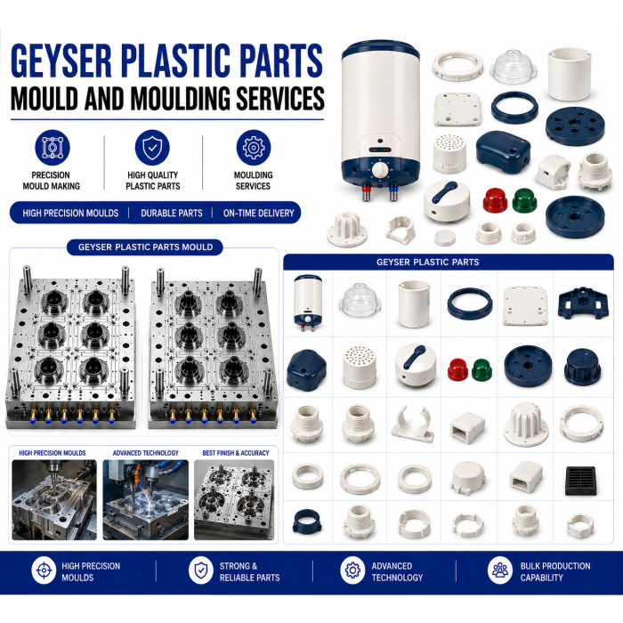 Geyser Plastic Parts Mould and Moulding Services