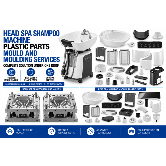 Head Spa Shampoo Machine Plastic Parts Mould and Moulding Services