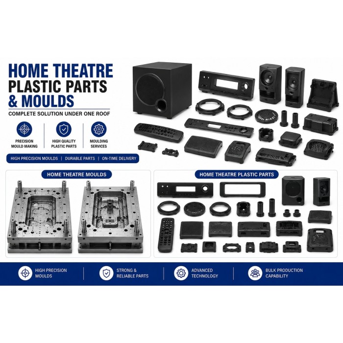 Home Theatre Plastic Parts Mould and Moulding Services