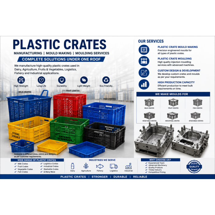 Industrial Plastic Crates and Moulds