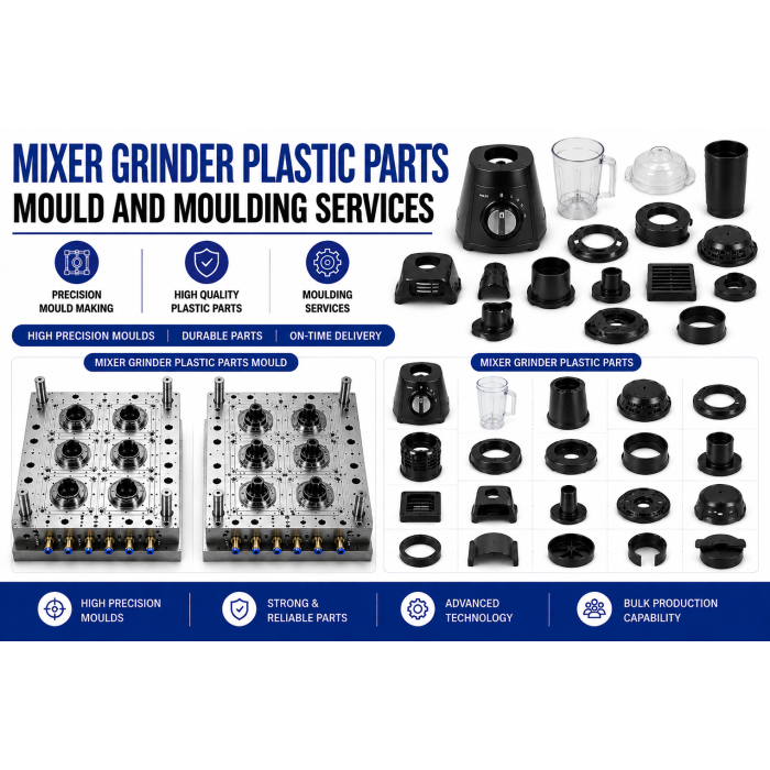 Mixer Grinder Plastic Parts Mould and Moulding Services