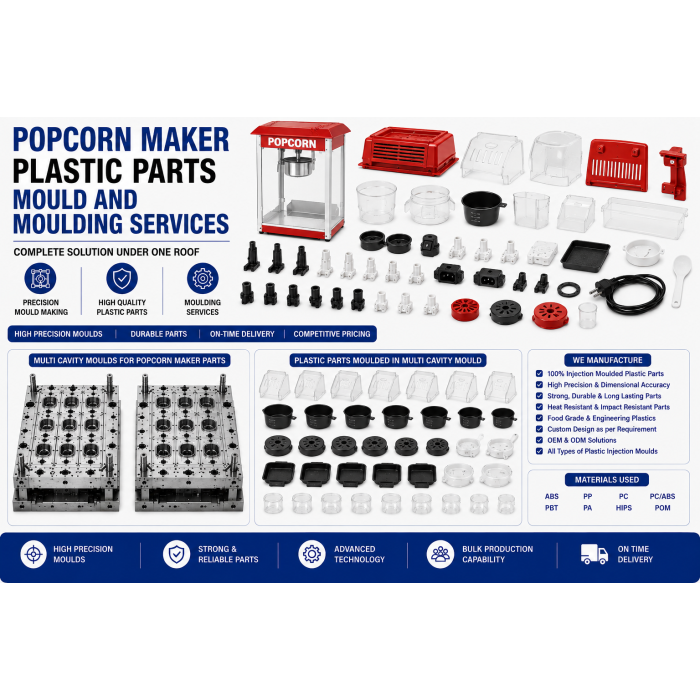 Popcorn Maker Plastic Parts Mould and Moulding Services