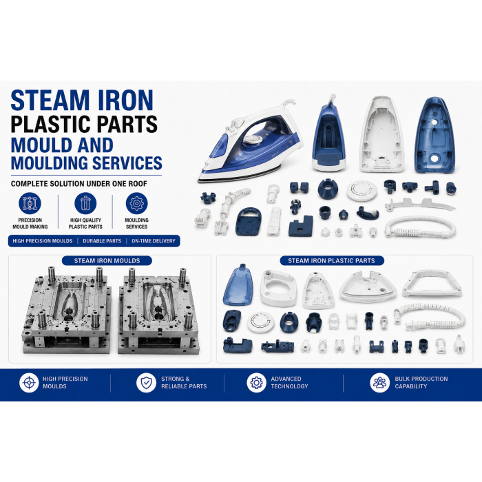 Steam Iron Plastic Parts Mould and Moulding Services