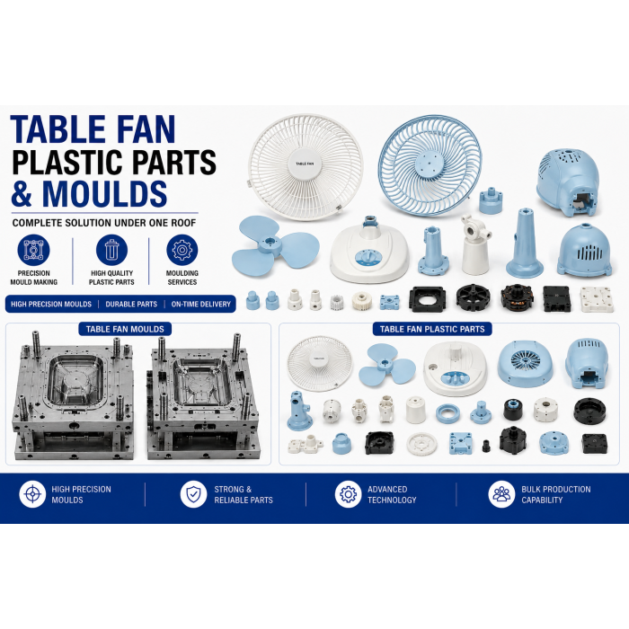 Table Fan Plastic Parts Mould and Moulding Services