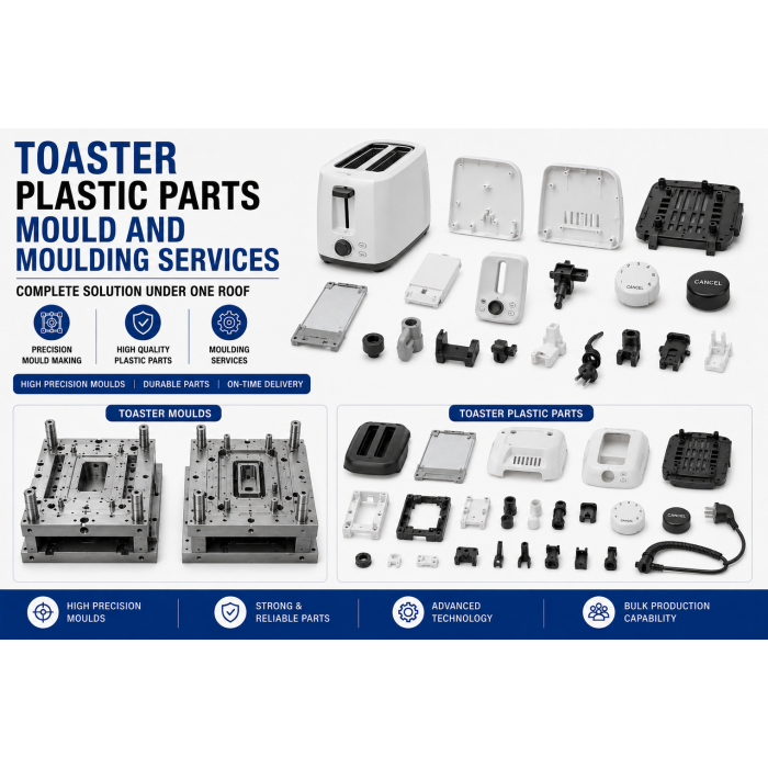 Toaster Plastic Parts Mould and Moulding Services