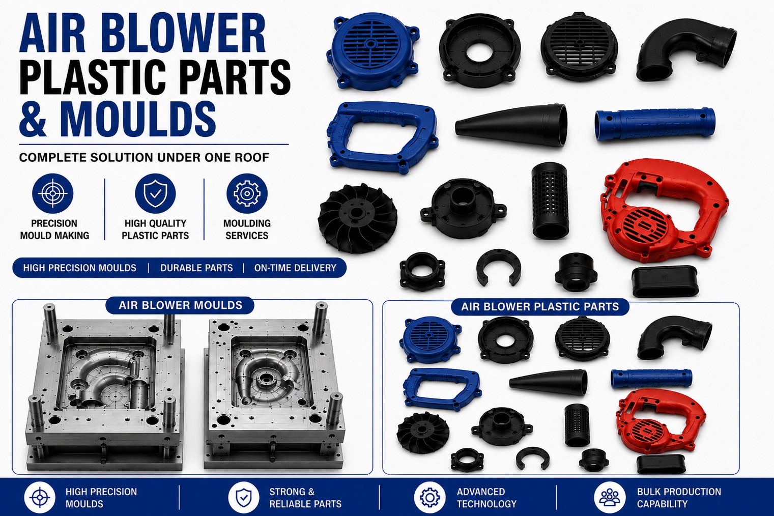 Air Blower Plastic Parts Mould and Moulding Services