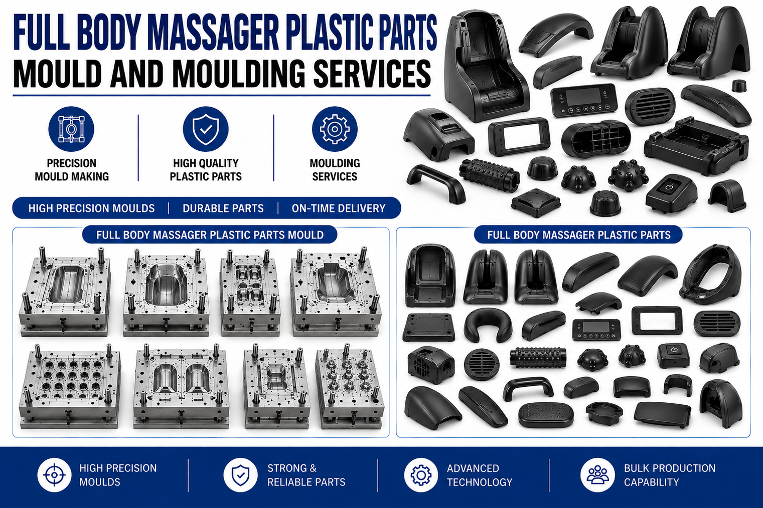 Full Body Massager Plastic Parts Mould and Moulding Services