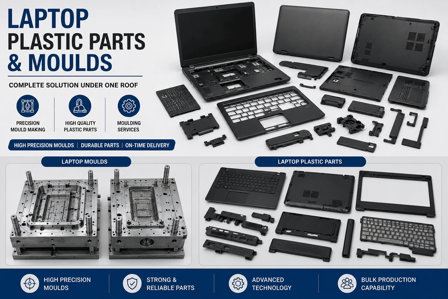 Laptop Plastic Parts And Moulds