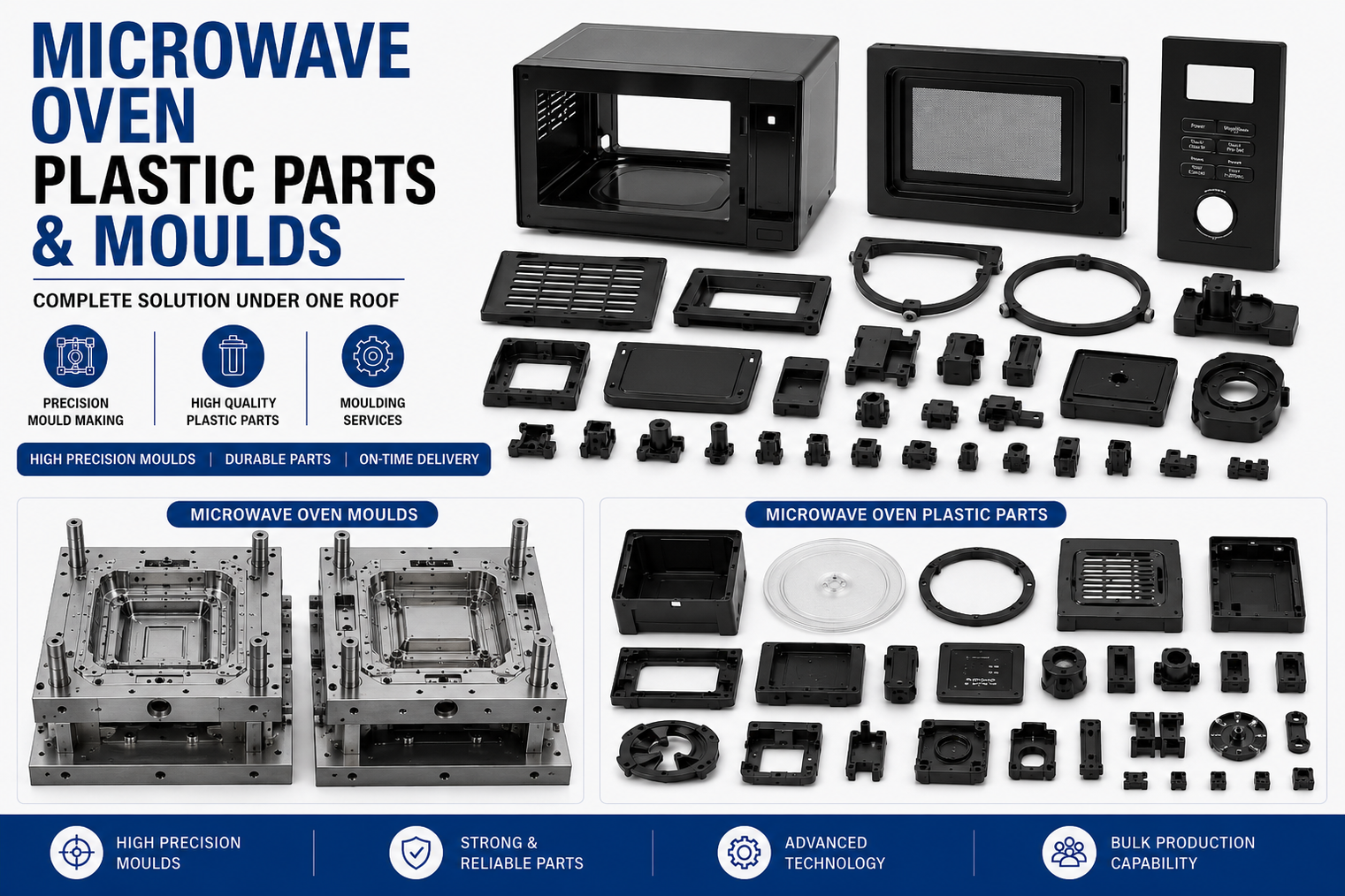 Microwave Oven Plastic Parts Mould and Moulding Services