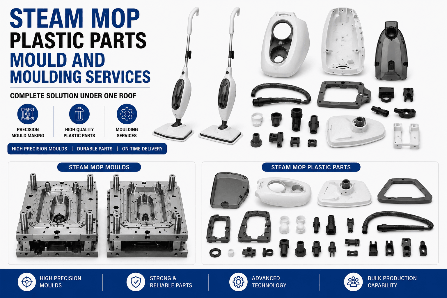 Steam Mop Plastic Parts Mould and Moulding Services