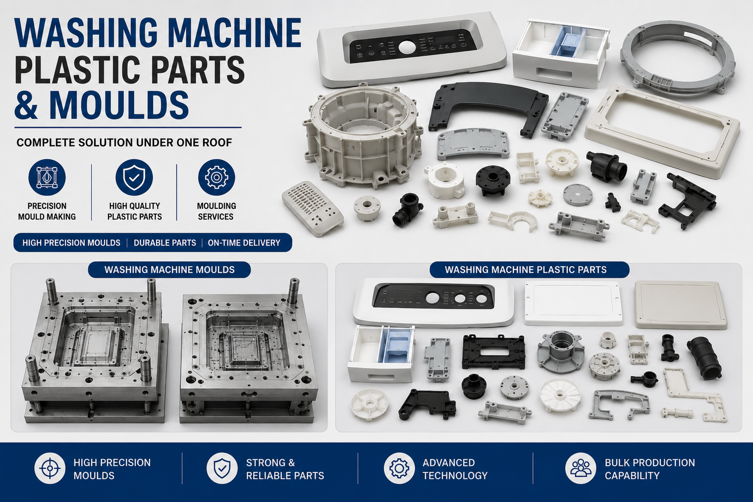 Washing Machine Plastic Parts And Moulds
