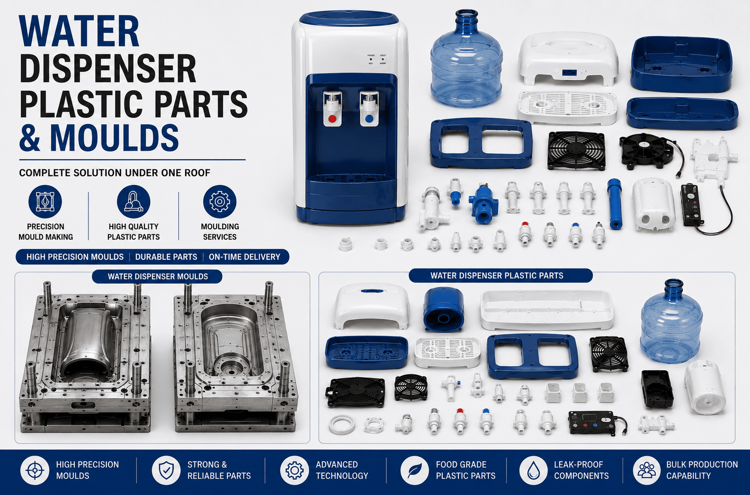 Water Dispenser Plastic Parts and Moulds